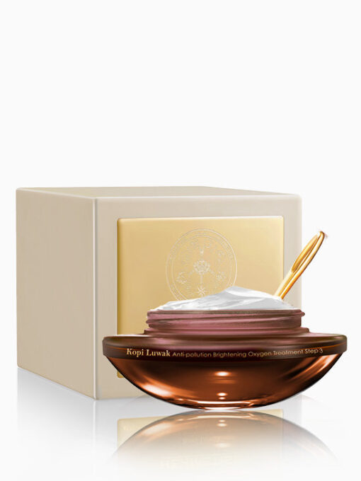 Step 3 - Kopi luwak anti-pollution oxygen brightening treatment