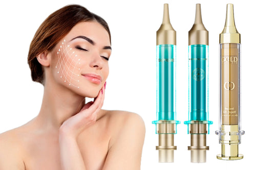 Rapid Collagen Boosting Yubari King & 24K Gold Infused Ultimate Serum Collection