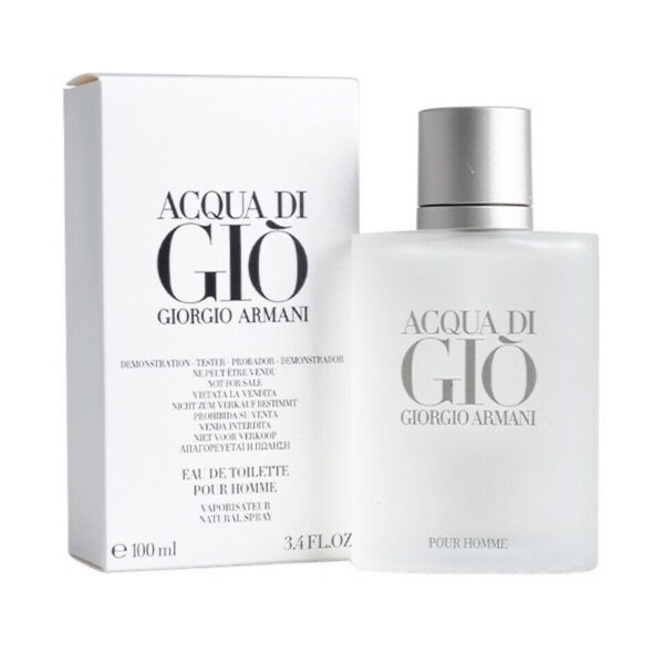 Giorgio Armani Acqua Di Gio Pour Homme Eau de Toilette Spray 3.4 oz Tester - Image 2