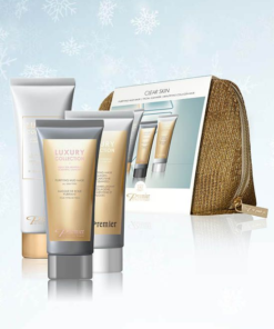 Clear Skin Kit - Purifying Mud Mask, Beautifying Collagen Mask, Prestige Facial Peeling Cleanser