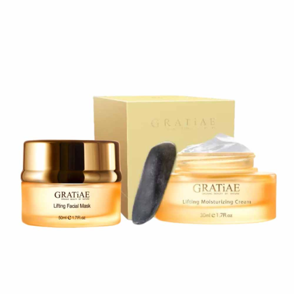 Lift & Smooth Facial Serum & Moisturizing Cream by Gratiae