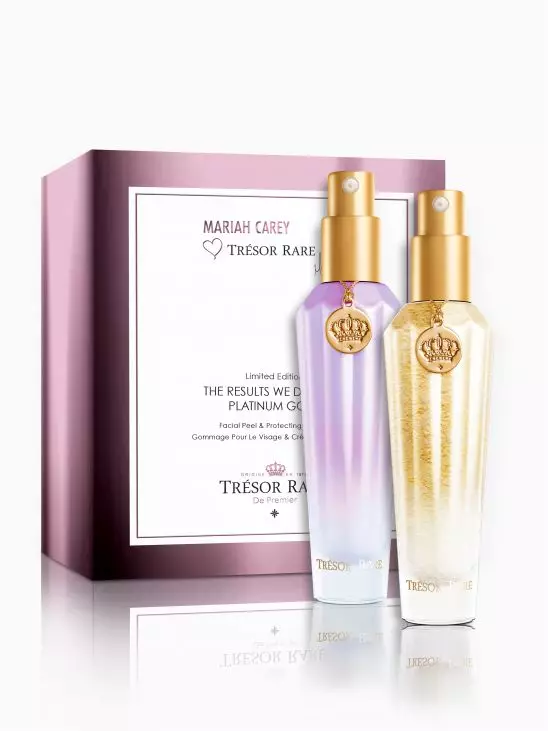 Mariah Carey Age Defying Self Care Ritual Set - Facial Cream, Peel, & Instant Lift Serum