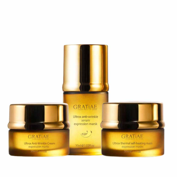 Ultrox Expression Marks Cream, Serum, & Thermal Heating Mask by Gratiae