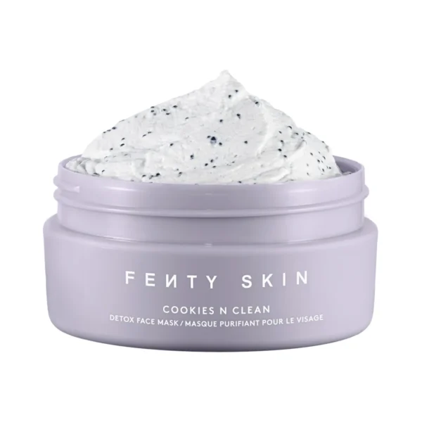 Fenty Skin Cookies N Clean Whipped Clay Pore Detox Face Mask with Salicylic Acid + Charcoal 2.5 oz