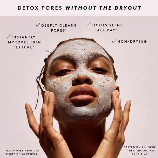 Fenty Skin Cookies N Clean Whipped Clay Pore Detox Face Mask with Salicylic Acid + Charcoal 2.5 oz - Image 4